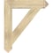 Ekena Millwork Traditional Arts & Crafts Rough Sawn Bracket, Douglas Fir, 6"W x 34"D x 40"H BKT06X34X40TRA03RDF - alternate 2